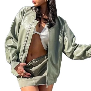 Blouson d'aviateur pour femme de la meilleure conception pas cher prix blouson d'aviateur élégant, respirant et confortable avec logo personnalisé/taille - Product Image 3