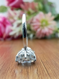 Anillo de Diamantes Clásico de Oro de 18K para Mujer, con Claridad VVS, Corte Esmeralda Certificado, para Bodas, Fiestas y Aniversarios - Product Image 6