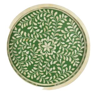 Bandeja de servicio con incrustaciones de madre y perla con logotipo personalizado más recomendado, diseñada a la moda por el fabricante profesional SCI, a la venta - Product Image 5