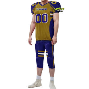 Maillot de football américain personnalisé de haute qualité pour hommes costume vêtements de sport en gros pour l'équipe porter - Product Image 3