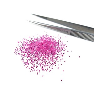 Natural Mozambique Pink Sapphire Untreated 1mm Diamond Cut <b>Rounds</b> Lab Created <b>Cushion</b> Oval Pear Shaped Gemstones 8mm Height - Product Image 1