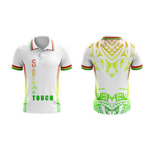 Polo de hombre con estampado cultural vibrante con diseño de sublimación completa No se requiere MOQ Entrega global rápida para ropa de equipo - Product Image 2