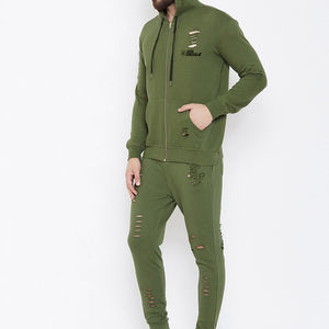 Concevez votre propre survêtement d'hiver pour homme de haute qualité, survêtement pour homme de style nouveau, quantité en vrac, fermeture éclair, survêtement pour homme délavé - Product Image 2