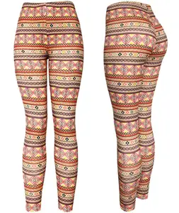 Wholesale Top Supplier Striped Women Tights Fitness Apparel Color Patchwork Yoga Pants Leggings