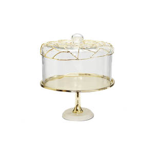 Gifting Edition Présentoir à gâteaux en métal avec pochette en velours Présentoir à gâteaux de marque avec emballage prêt pour les cadeaux - Product Image 5