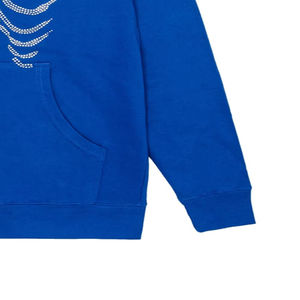 เสื้อฮู้ดผู้ชายผ้าคอตตอนทำจากพลอยเทียมขนาดใหญ่พิเศษแบบกำหนดเองแห้งเร็วขายส่งราคาดีที่สุด100% - Product Image 5