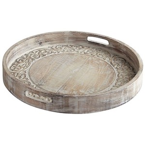 Plateau de rangement moderne en bois - Product Image 2