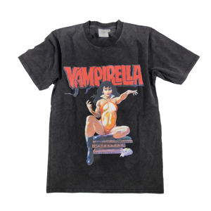 T-shirt vintage pour homme grande taille M&O, coupe ample, imprimé numérique délavé à l'acide, respirant, col rond, manches courtes, 100% coton - Product Image 1