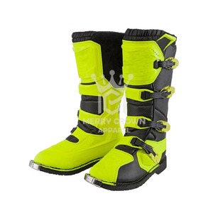 Chaussures de moto en cuir de qualité supérieure, respirantes, coupe-vent, imperméables, bottes de cross-country d'hiver - Product Image 1