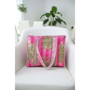 Sac fourre-tout réutilisable et écologique avec finition de qualité supérieure, grande capacité et poignées robustes pour le shopping, l'université, le bureau et les voyages - Product Image 3