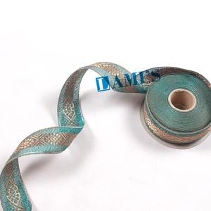 Diseño personalizado Lingote Alambre Recortes Trenzas Trim Galloon Textil Artesanía Cordones hechos a mano Textil - Product Image 3