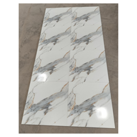 Carreaux de sol en porcelaine émaillée polie 600x600mm, carreaux modernes adhésifs de luxe pour intérieurs