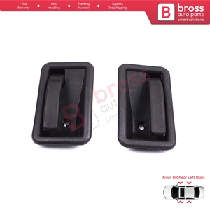 Manija Interior Izquierda/Derecha Negra para Abrir Puerta BDP1441 para Clio MK1 1990-1999 y 19 Phase 2 1992-2000, 7700813585 7700813586 - Product Image 3