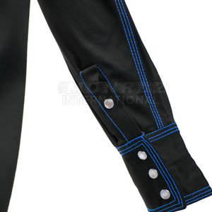 Camisa de soldadura duradera o de mezcla de algodón FR para la industria del gas y petróleo Uniforme DE SEGURIDAD personalizado Camisa FR de soldadura resistente al fuego OEM - Product Image 6