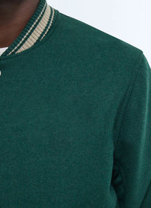 Vestes de baseball sur mesure pour hommes hiver et automne 100% laine veste de style hip hop avec logo personnalisé brodé pour homme - Product Image 2