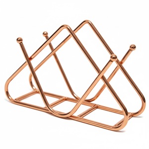 Diamond Design Metal Golden Napkin Holder Best Shape for Home and Restaurant Tabletop Decorative <b>Tissue</b> Holder - Product Image 4