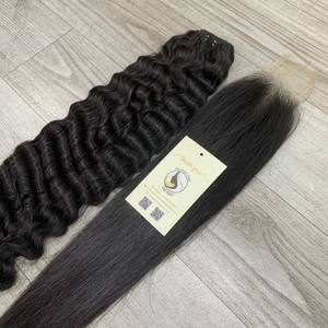 Venta caliente 2x6 Straight HD Lace Closure Soft Durable Burmese Curly Extensiones de cabello humano Venta al por mayor Raw Loose Burmese Hair - Product Image 5