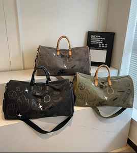 Sac de sport en toile imperméable durable et robuste avec logo personnalisé offre spéciale sac de week-end de voyage pour salle de sport avec compartiment à chaussures - Product Image 6