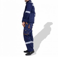 Overol de Trabajo Acolchado de Algodón Impermeable, Uniforme de Seguridad con Bolsillos Personalizados, Logotipo Personalizado, Detección de Agujas, Alta Calidad, Personalizable