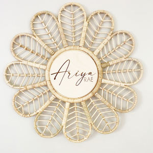 Wall Hanging <b>Signs</b> Rattan Boards <b>for</b> Decor With Custom Sizes and logo <b>for</b> <b>Bedroom</b> Living Room Home Decoration Top Quality - Product Image 1