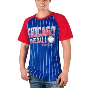 Conjunto Deportivo para Fanáticos del Béisbol, Camiseta Sublimada con Rayas, Mangas Raglán, Transpirable - Product Image 4