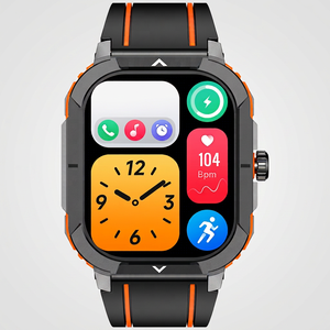 Montre connectée Lemfo HK56, écran AMOLED 2,06 pouces, NFC, appels Bluetooth, moniteur de fréquence cardiaque, étanche IP68, montre de fitness unisexe - Product Image 5