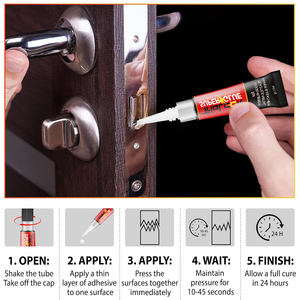 Pegamento Instantáneo Multiusos Extra Fuerte en Blister para Unir <span class=keywords><strong>Madera</strong></span>, Cuero y Goma, Venta al Por Mayor, OEM, ODM - Product Image 4