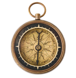 Boussole élégante de poche en laiton avec couvercle articulé, aiguille ornée et marquages de degré pour l'exploration disponible aux prix de gros - Product Image 5