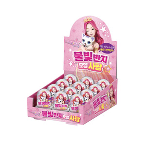 Korean Secret Jouju Princess LED Light Up <b>Ring</b> Toy Candy Flashing Diamond <b>Lollipop</b> for Kids Party Favor - Product Image 5