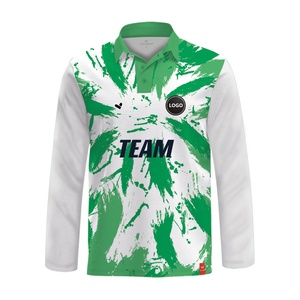 เสื้อโปโลกอล์ฟผู้ชายทรงเข้ารูป คุณภาพสูง OEM ผลิตจากโพลีเอสเตอร์ 88% สแปนเด็กซ์ 12% ออกแบบลายพิมพ์แบบซับลิเมชั่นตามสั่ง - Product Image 2