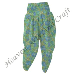 Haute qualité coton bloc imprimé tissu pyjama bas vêtements de nuit femmes vêtements Patiala pantalon confort ajustement pour les femmes tenue quotidienne - Product Image 1