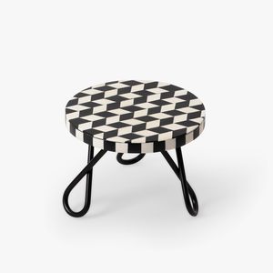 ขาตั้งเค้กเรซิ่นทรงกลมทำมือ วัสดุไม้คุณภาพสูง ประดับด้วยงานฝังกระดูก สำหรับงานวันเกิดและงานอีเว้นท์ อุปกรณ์ทำเค้ก ขายส่ง - Product Image 6