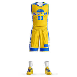 New Style OEM Design <b>Basketball</b> Uniforms Hot Selling <b>Basketball</b> Wear <b>Kids</b> Quick Dry Sublimated <b>Basketball</b> Uniform Set - Product Image 6