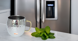 16 Ounce Insulated Stainless Steel Moscow Mule Mugs with <b>Unique</b> Design Brass Handle Durable Cup Coffee Beer Sublimation Feature - Product Image 4