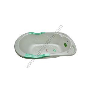 Sevi vasca da bagno per bambini con scarico-bianco