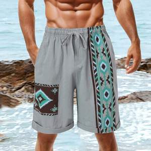 Vente en gros de shorts imprimés personnalisés pour hommes, meilleure vente Nouvelle tendance Respirant High Street Style XS Taille avec poches quantité minimale de commande bas - Product Image 6