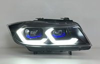 Accessoires pour BMW E90, mise à niveau des phares laser style G80 avec feux de signalisation H1 pour voitures de 2005 à 2012, phares halogènes et xénon