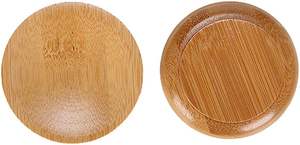 Mini Waterproof Wooden <b>Coasters</b> Square Saucer Shaped <b>Drink</b> <b>Coaster</b> Cup Tray | Rustic Bar & Home Decor Wholesale OEM - Product Image 3