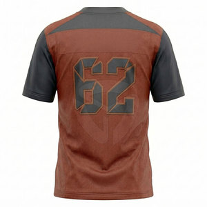 Maillot de football américain en tissu durable et respirant, coupe confortable, parfait pour l'entraînement, les matchs et les professionnels - Product Image 2