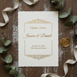 Handmade Invitation Card made off 250gsm Cotton <b>Paper</b> Wedding, <b>Birthday</b> Cards Beautiful Unique OEM Wholesale 250 GSM - Product Image 2