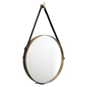 Cadre de miroir en laiton haut de gamme pour décor d'hôtel de luxe cadre de miroir en laiton design de forme ovale poli doré - Product Image 6