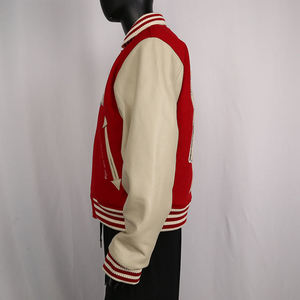 Custom Logo Baseball Varsity <b>Jacket</b> Chenille Embroidery <b>Patches</b> Wool Winter <b>Jacket</b> Streetwear Fashionable Men's Varsity <b>Jackets</b> - Product Image 5