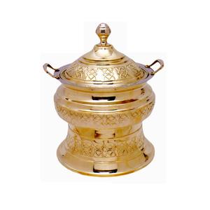 Gold Plated Finished Serving Chafing Dish Premium Quality Buffer Serving Chafing Dish Top Quality Hot Food <b>Server</b> Chafing Dish - Product Image 6