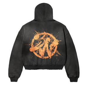 Sweat à capuche Streetwear brodé pour hommes d'hiver à la mode - Product Image 6