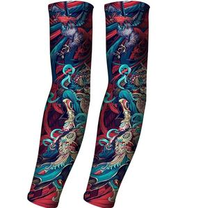 Logo personnalisé sport Double bras manches Protection solaire respirant été bras couverture manches pour Football sport bras manches - Product Image 4