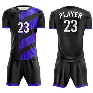 Uniforme de Fútbol Personalizado al por Mayor, Equipación de Fútbol con Estampado Digital, Pantalones Cortos de Fútbol de Secado Rápido y Transpirables, Camiseta de Fútbol para Partido - Product Image 6