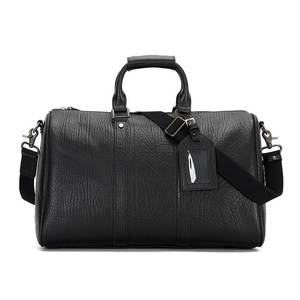 Green Leather Weekender Duffle Bag Zipper Closure <b>Soft</b> Handle Unisex Travel Large Capacity 36-55L - Product Image 4