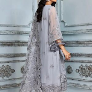 Traje de mujer de 3 uds para ocasión Formal estilo indio paquistaní bordado Boutique boda vestido de fiesta nupcial - Product Image 6