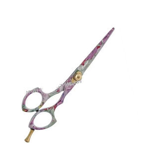 Tijeras de peluquero con mango de cerámica de 6 "5,5" para corte de pelo y aseo de mascotas, hoja de acero inoxidable con punta afilada, herramienta de belleza - Product Image 1