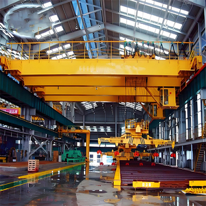 Tùy chỉnh đôi dầm trên không cần cẩu với lấy điện từ, 5 tấn/10 tấn cabin điều khiển cần cẩu từ Trung Quốc nhà sản xuất - Product Image 1